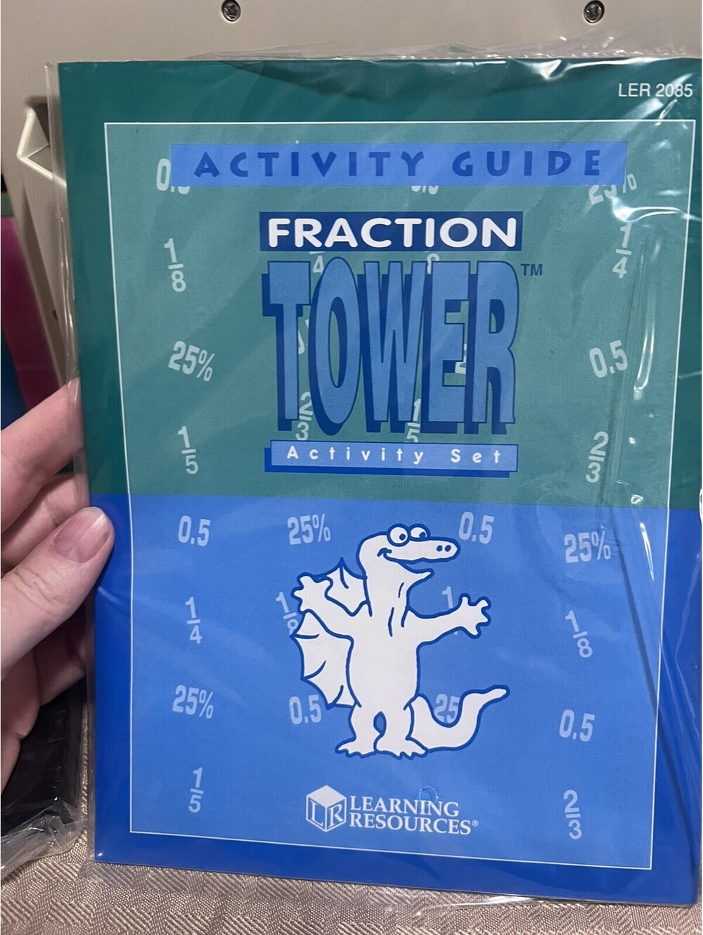 Learning Resources Fraction Tower Activity Set STEM 2085 NOS Math Manipulative - Picture 4 of 9